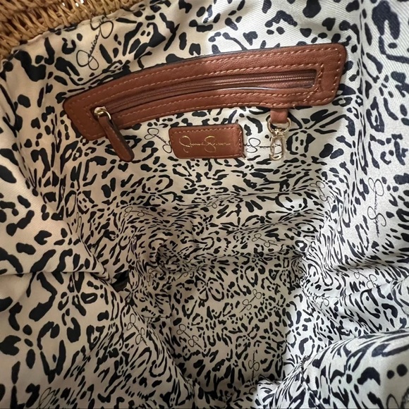 Jessica Simpson St. Pete Straw Tote - Toast Blue - Picture 8 of 12